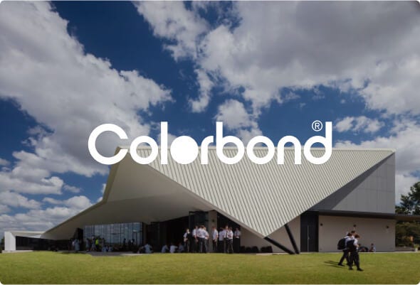 Penrith Anglican College Performing Arts Centre, Orchard Hills, NSW. Features roofing in COLORBOND® steel Surfmist®